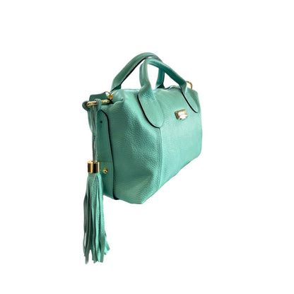 Green Leather Women's Handbag