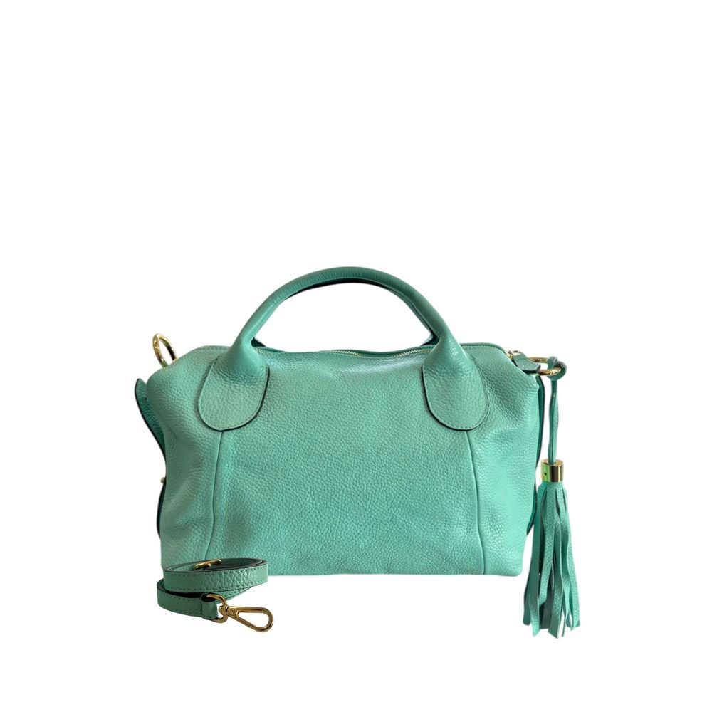 Green Leather Women's Handbag