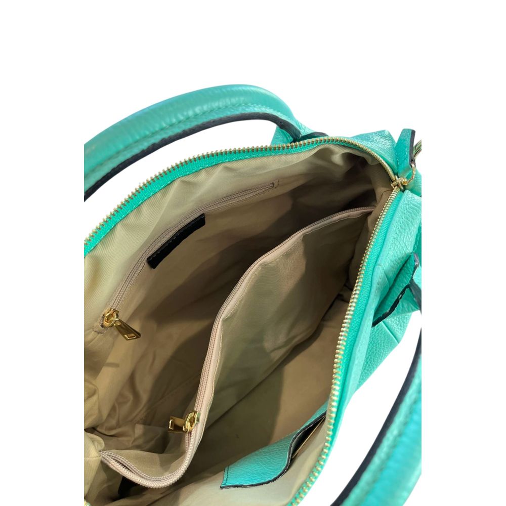 Green Leather Women's Handbag