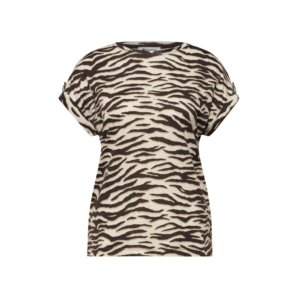 Brown Cotton T-Shirt
