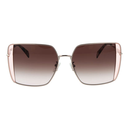 Rose Gold Metal Sunglasses