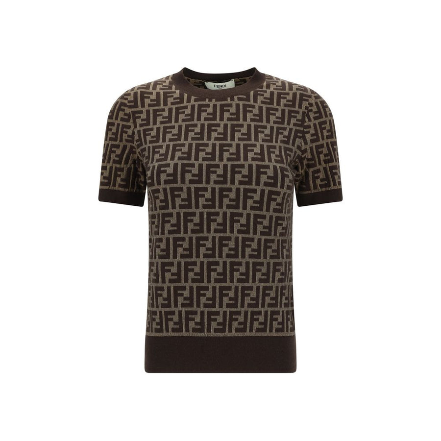 Brown Cotton T-Shirt