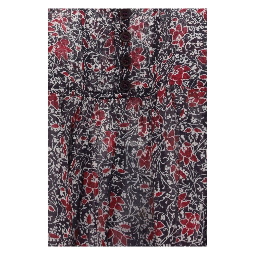 Purple Cotton Pattern Shirt
