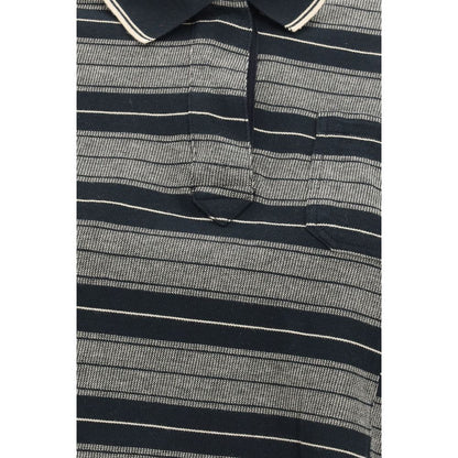 Black Cotton Polo Shirt