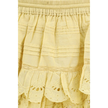 Bicolor Cotton Bermuda Shorts
