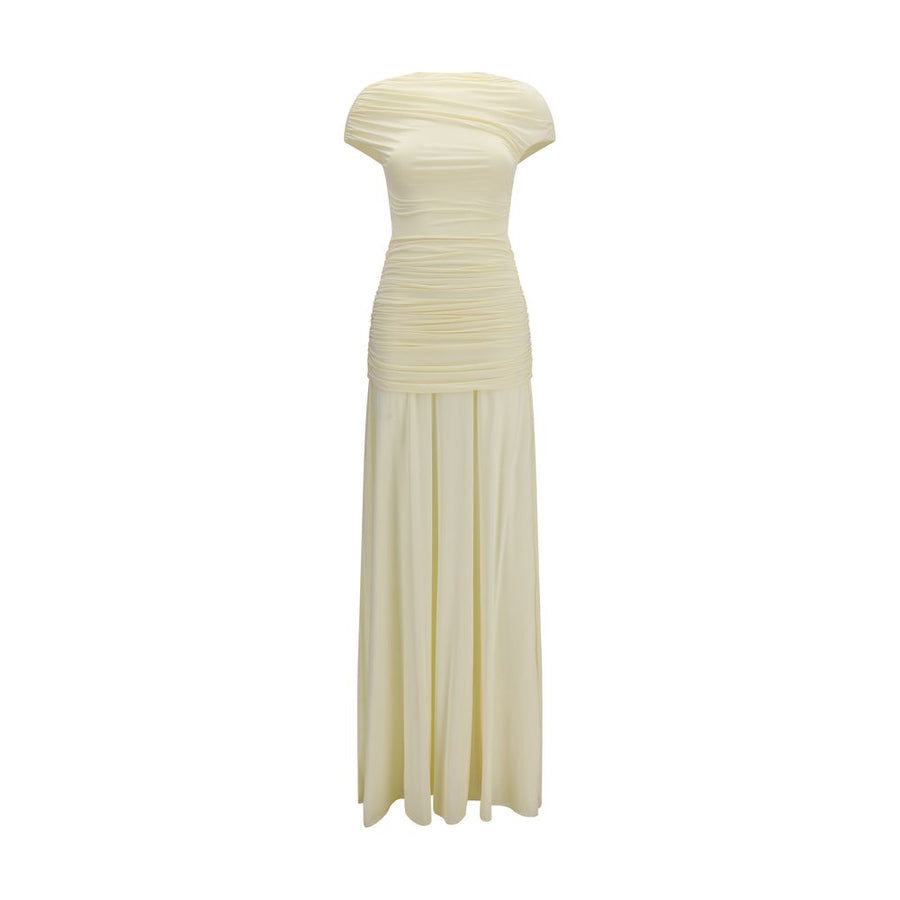 Bicolor Viscose Casual Dress