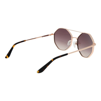 Rose Gold Metal Sunglasses