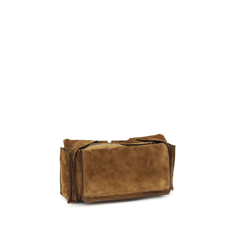 Brown Calf Leather Bos Taurus Shoulder Bag