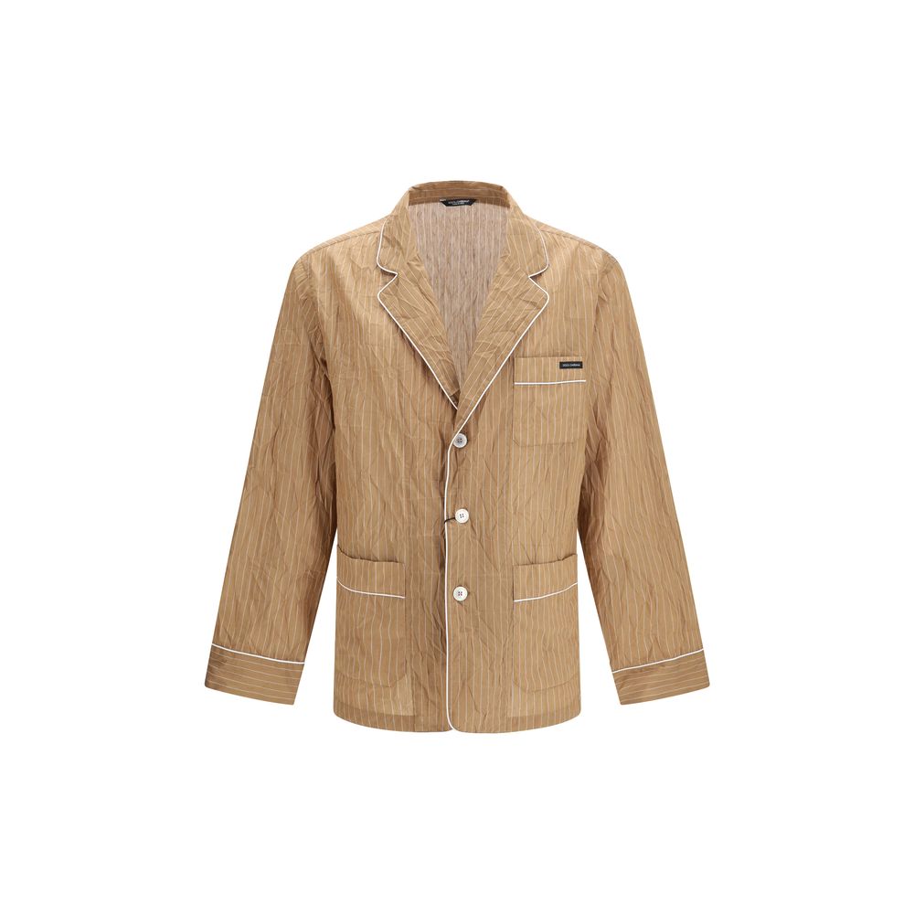 Beige Linen Robe
