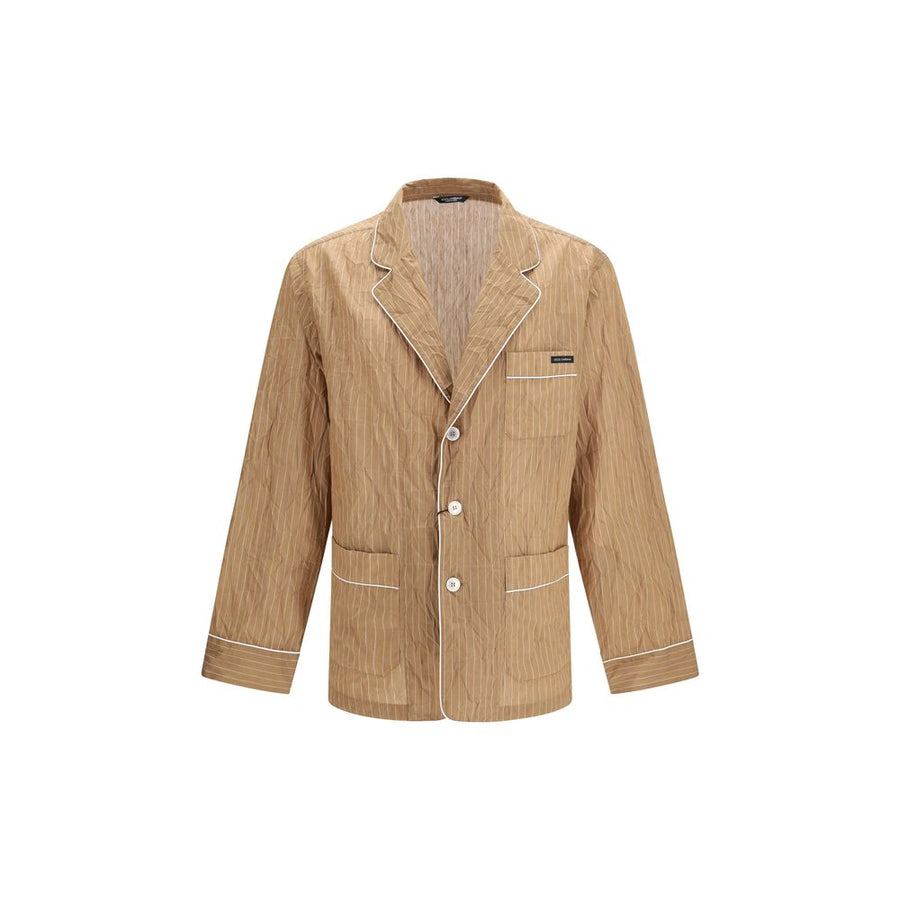 Beige Linen Robe