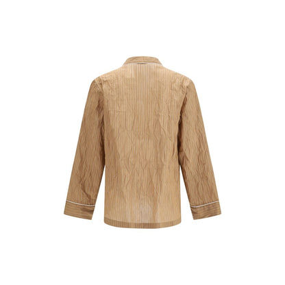 Beige Linen Robe