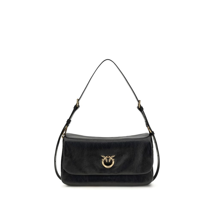 Black Calf Leather Bos Taurus Shoulder Bag