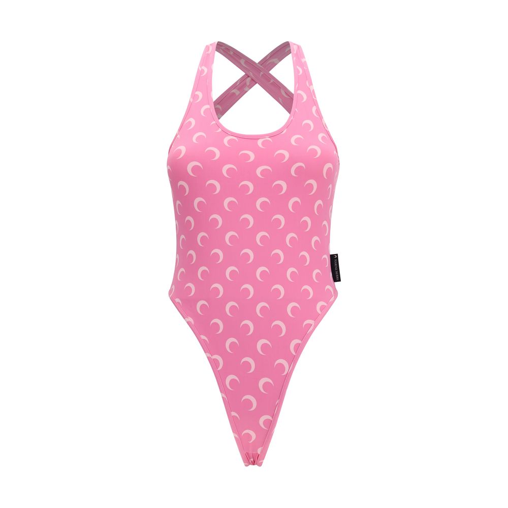 Multicolor Polyamide One-Piece Swimsuit