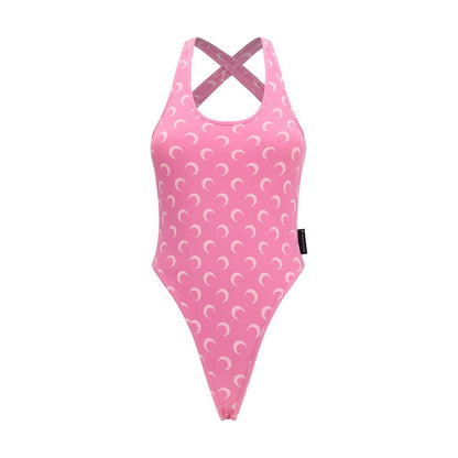 Multicolor Polyamide One-Piece Swimsuit