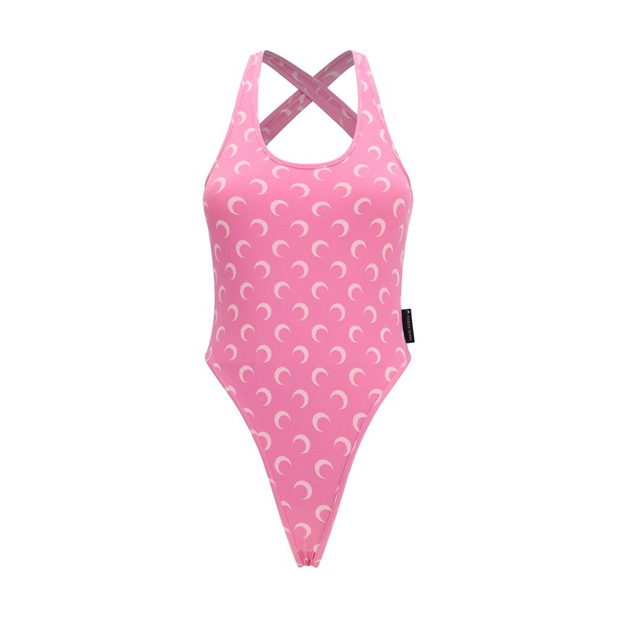 Multicolor Polyamide One-Piece Swimsuit
