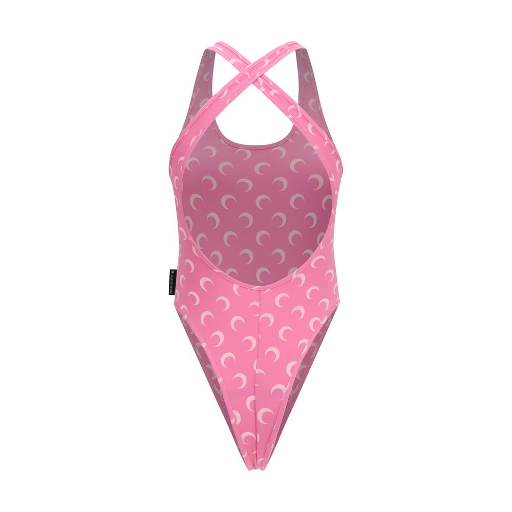 Multicolor Polyamide One-Piece Swimsuit