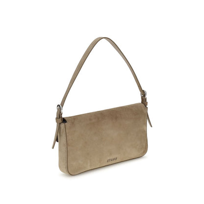 Beige Calf Leather Bos Taurus Shoulder Bag