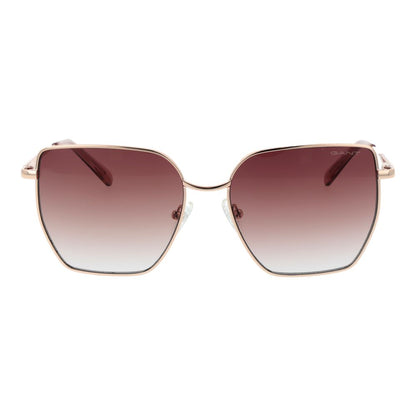 Rose Gold Metal Sunglasses