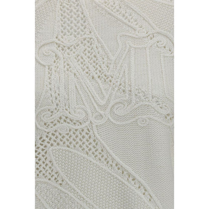 White Cotton Sweatshirt