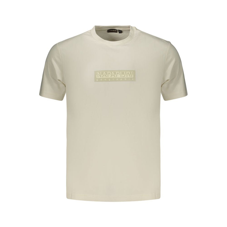 White Cotton Men's T-Shirt
