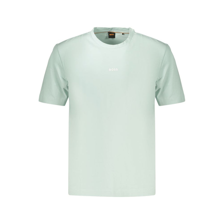 Blue Cotton Men's T-Shirt