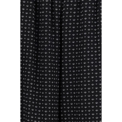Black Silk Casual Pants