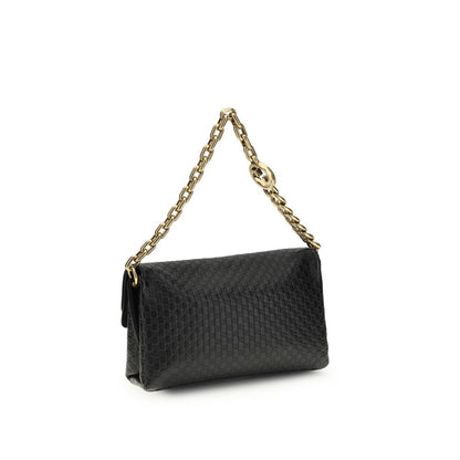 Black Calf Leather Bos Taurus Shoulder Bag
