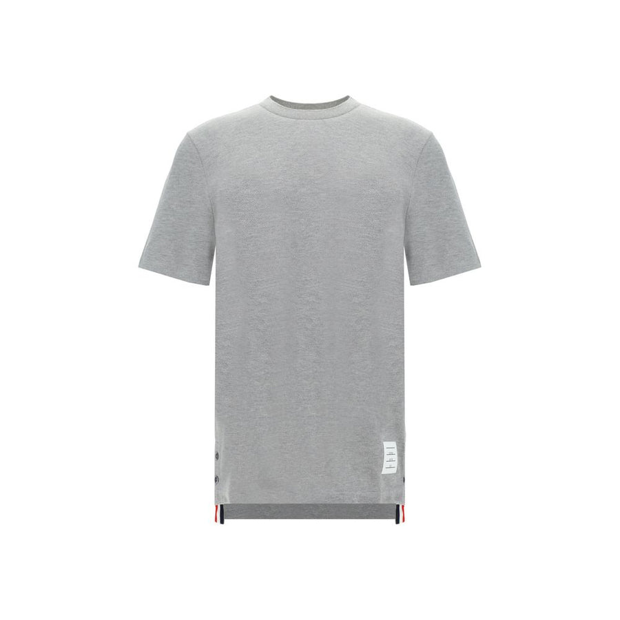 Gray Cotton Long Sleeve T-Shirt