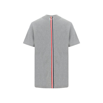 Gray Cotton Long Sleeve T-Shirt