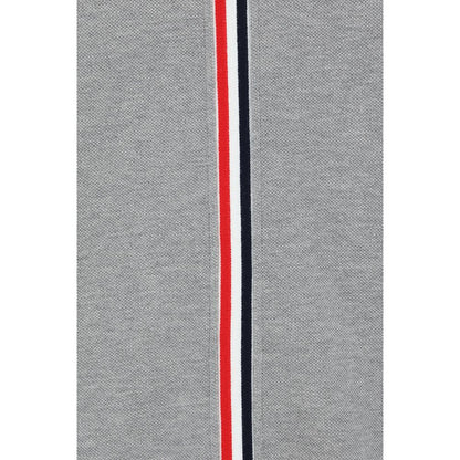 Gray Cotton Long Sleeve T-Shirt