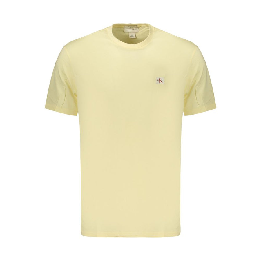 Yellow Cotton Men's T-Shirt