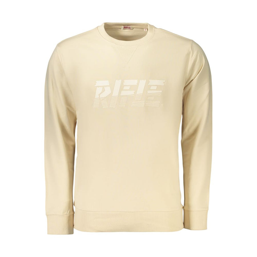 Beige Cotton Men's Sweatshirt