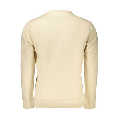 Beige Cotton Men's Sweatshirt