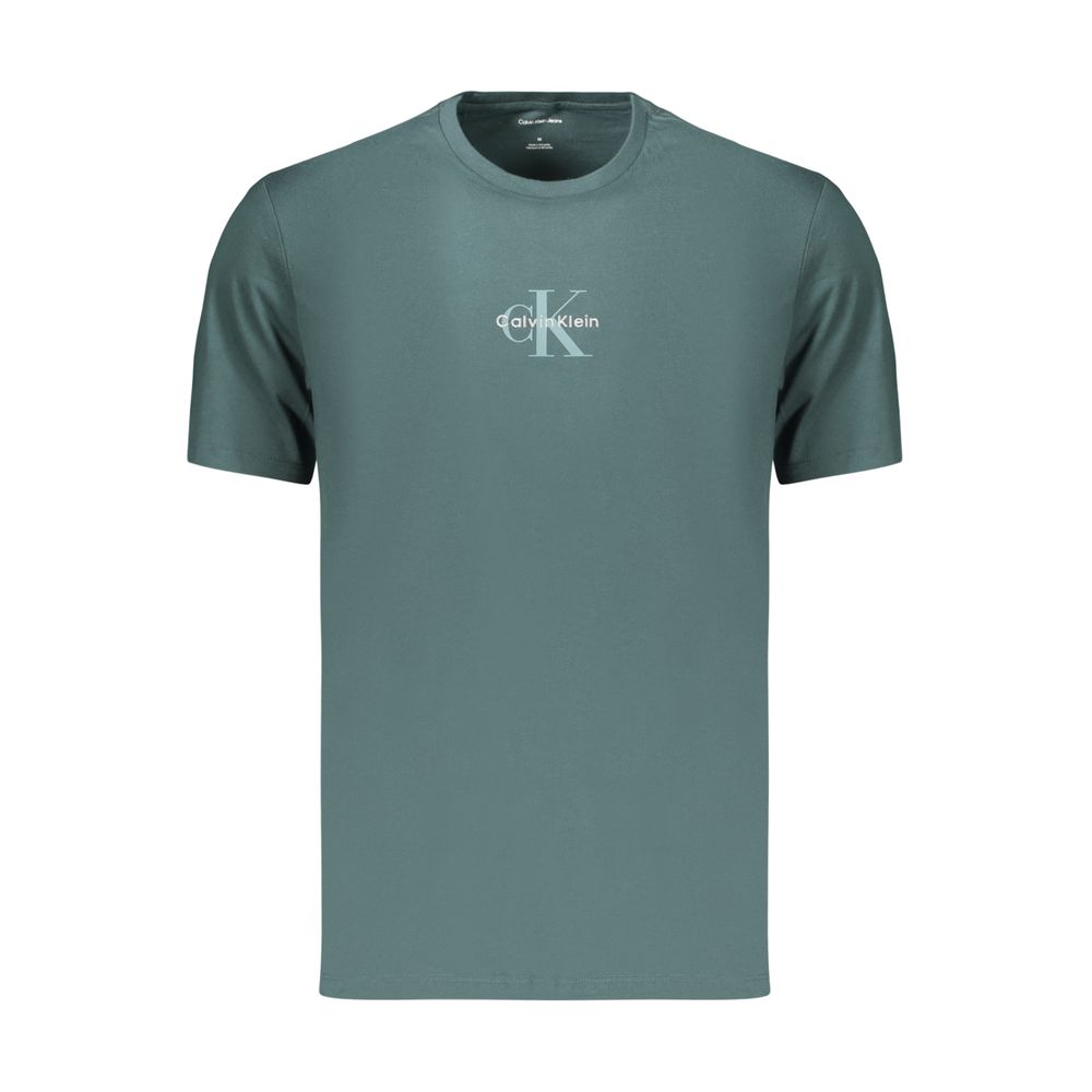Blue Cotton Men's T-Shirt