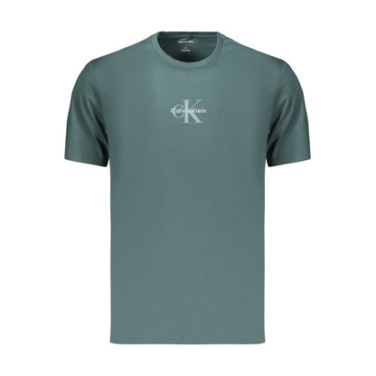 Blue Cotton Men's T-Shirt