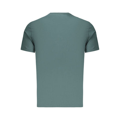 Blue Cotton Men's T-Shirt