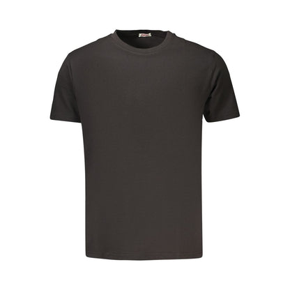 Black Cotton Men's T-Shirt