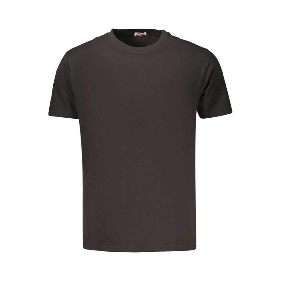 Black Cotton Men's T-Shirt