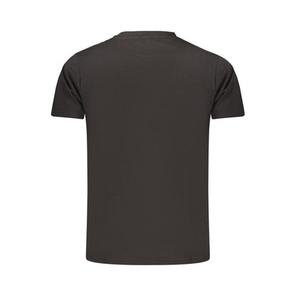 Black Cotton Men's T-Shirt