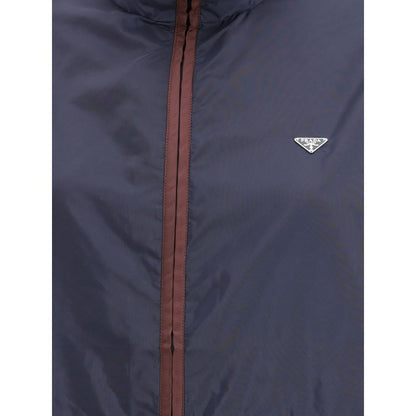 Blue Polyamide Shell Jacket