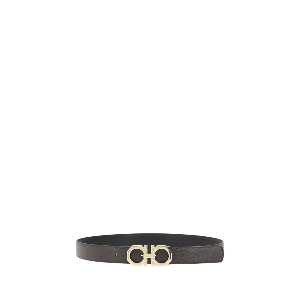 Black Calf Leather Bos Taurus Belt