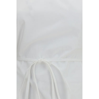 White Cotton Shortsleeve Shirt