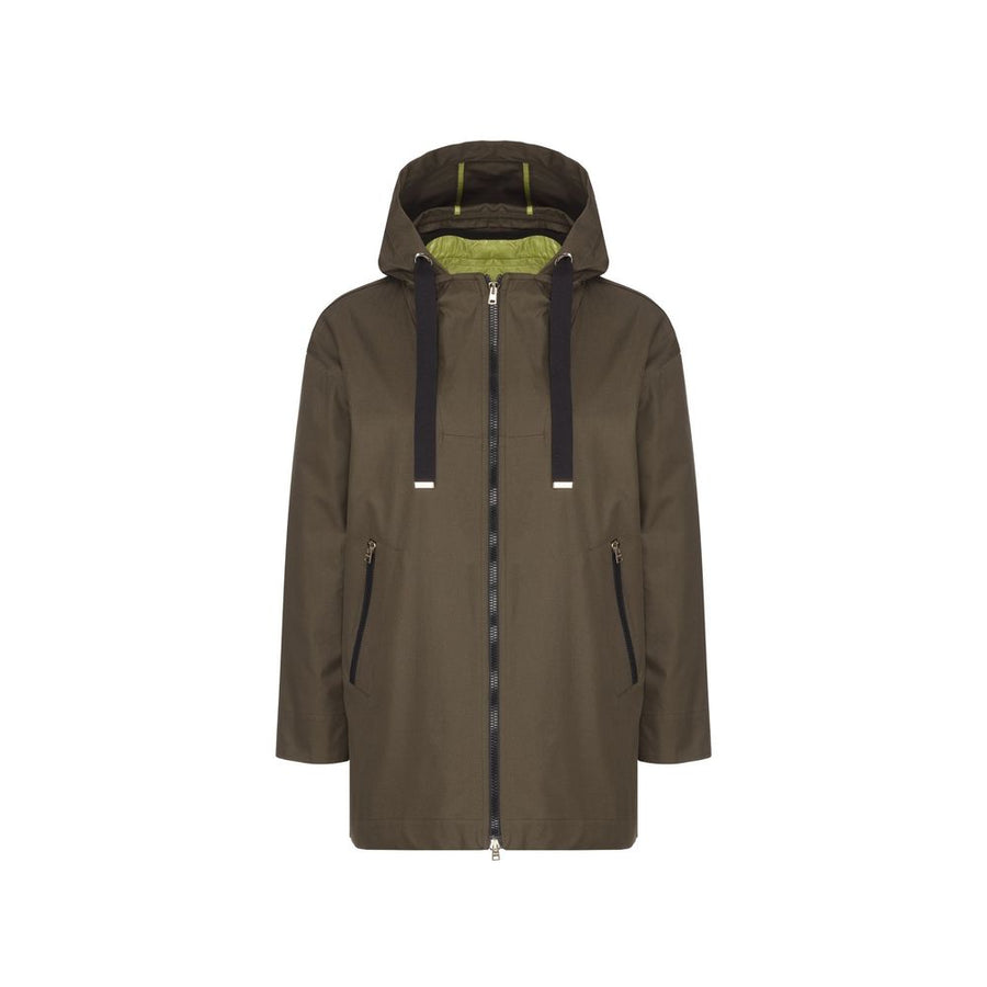 Bicolor Cotton Coat