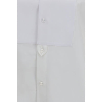 White Cotton Dress Shirt