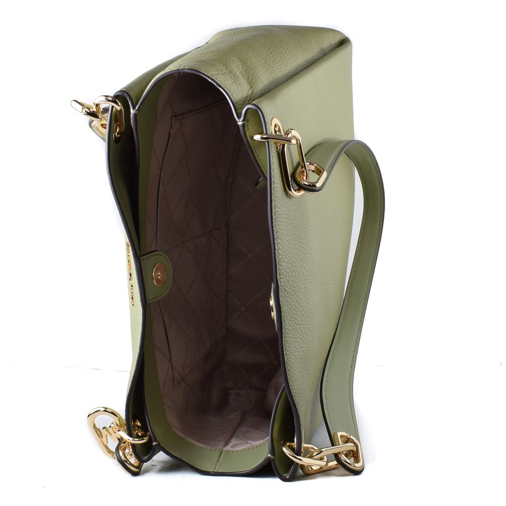 Bicolor Leather Handbag