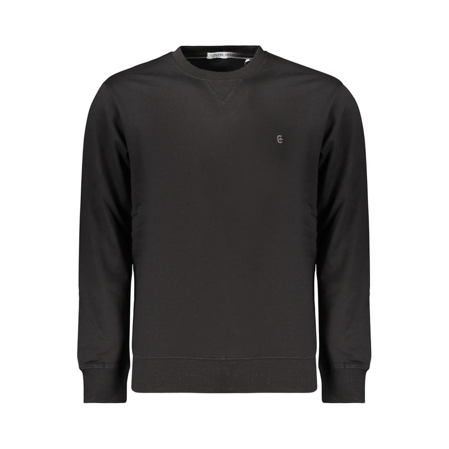 Black Cotton Men's Sweatshirt