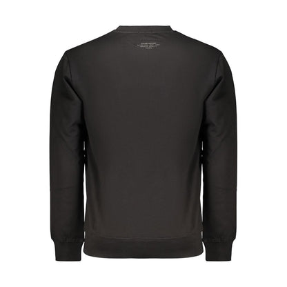 Black Cotton Men's Sweatshirt