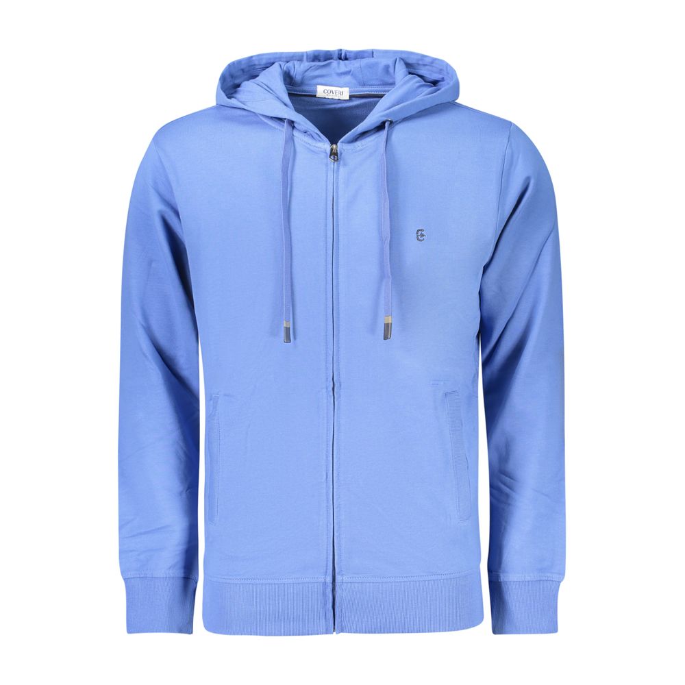 Blue Cotton Men's Sweatshirt