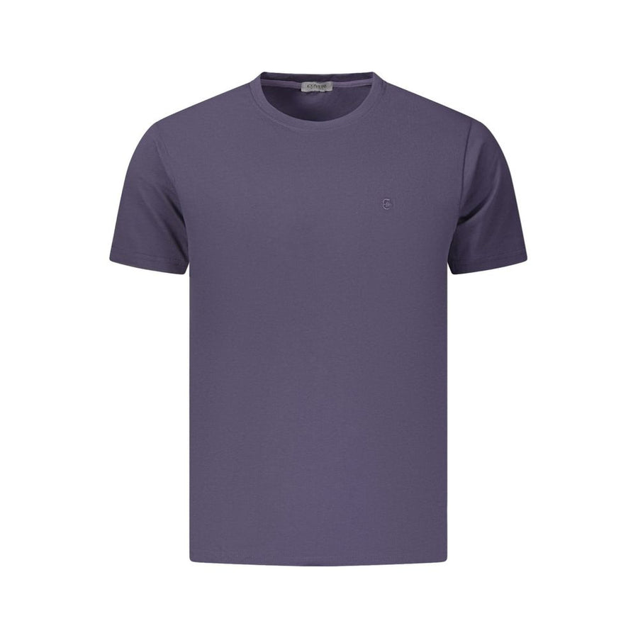 Blue Cotton Men's T-Shirt