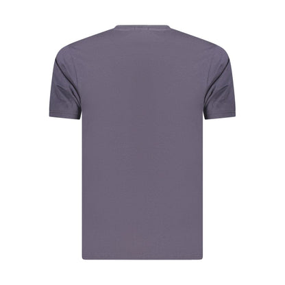 Blue Cotton Men's T-Shirt